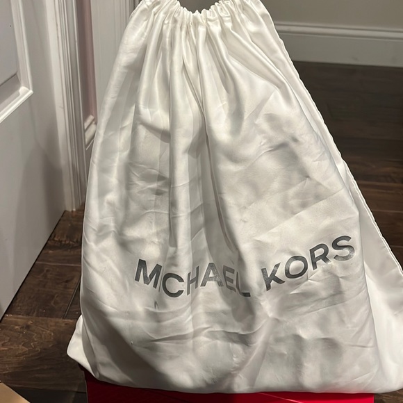 NWT- Michael Kors Rollins Red Small Leather Satchel - Picture 2 of 9